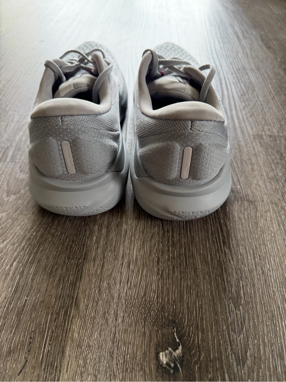 Brooks Light Gray and White Running Shoes - Picture 5 of 6
